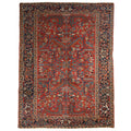 Vintage Persian Heriz Carpet — 1950s | 6'8" × 8'8"