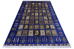 New Afghan Bakhtiari-Style Carpet — 6'7" x 9'9"