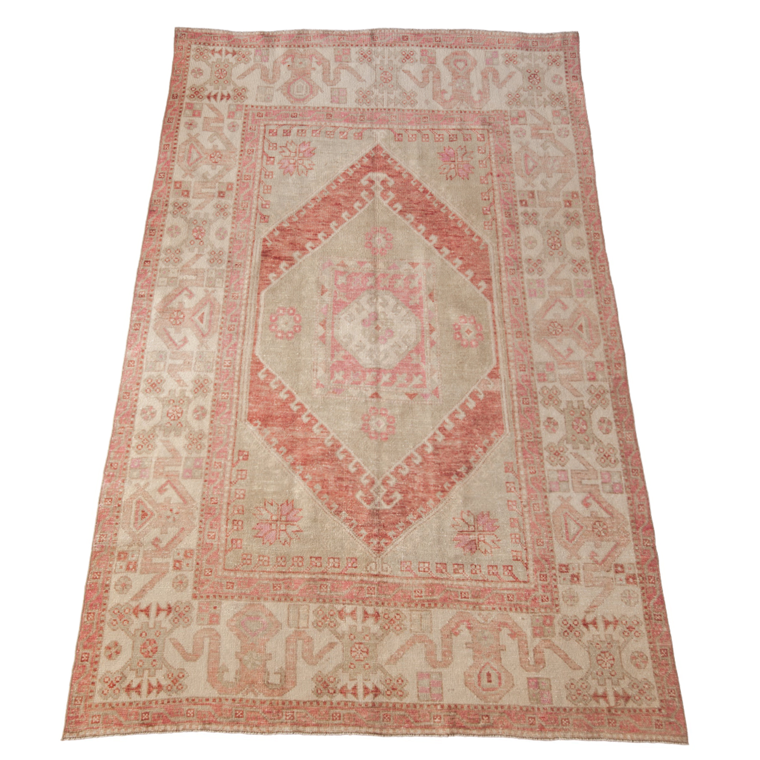 Vintage Turkish Oushak Rug — 1970s | 5'10" x 8'6"