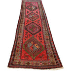 Antique Caucasian Rug — 1910s | 3'7" x 9'2"