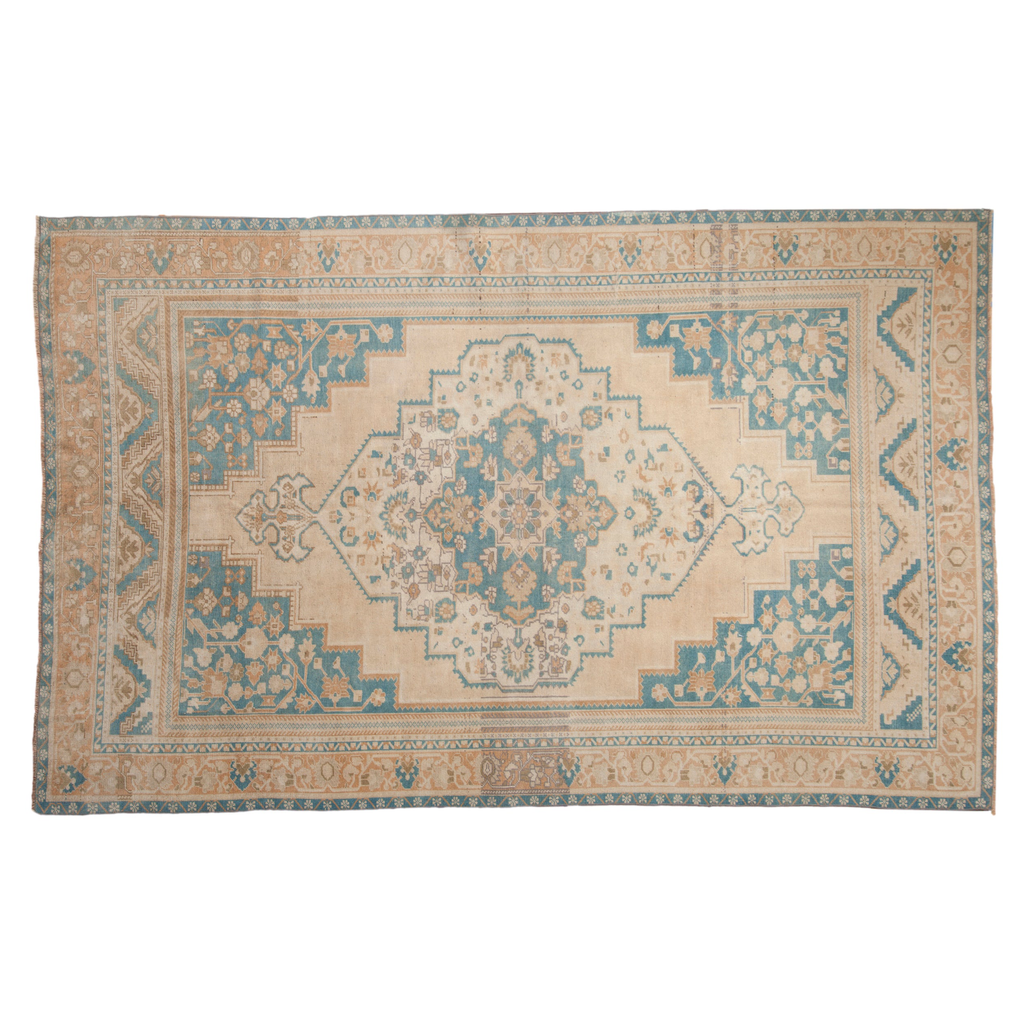 Vintage Turkish Oushak Rug — 1980s | 5'11" x 9'6"