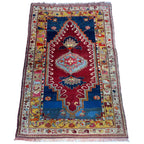Antique Turkish Milas Rug — Pre-1900 | 4'3" x 5'11"