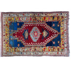 Antique Turkish Milas Rug — Pre-1900 | 4'3" x 5'11"