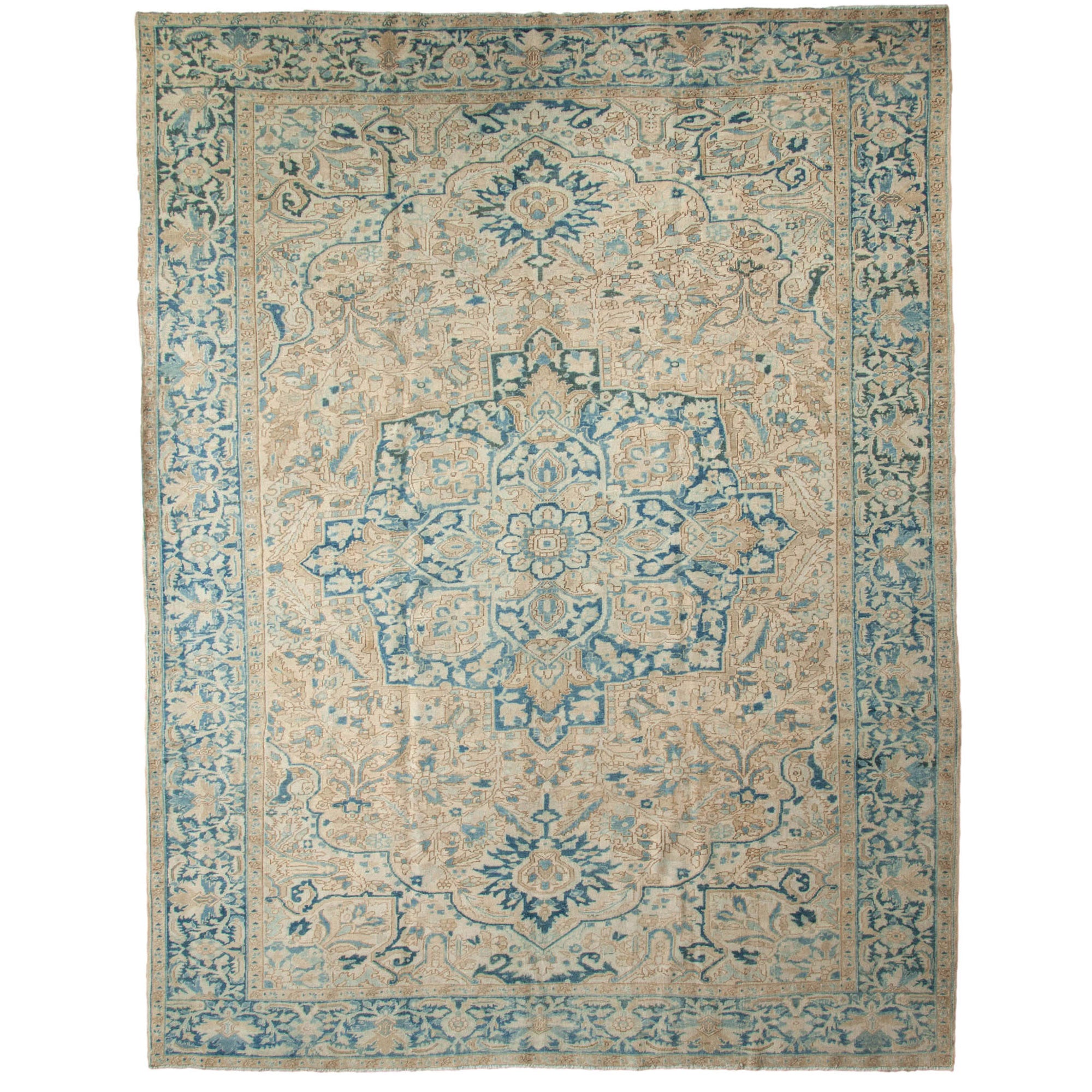 Vintage Persian Heriz Carpet — 1950s | 9'8" x 12'4"