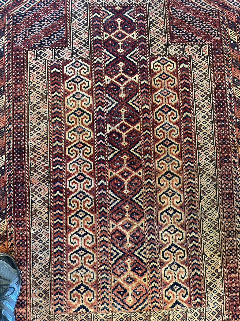Antique Turkmen Prayer Rug (Namazlyk) — 1890s | 4' x 5'2"