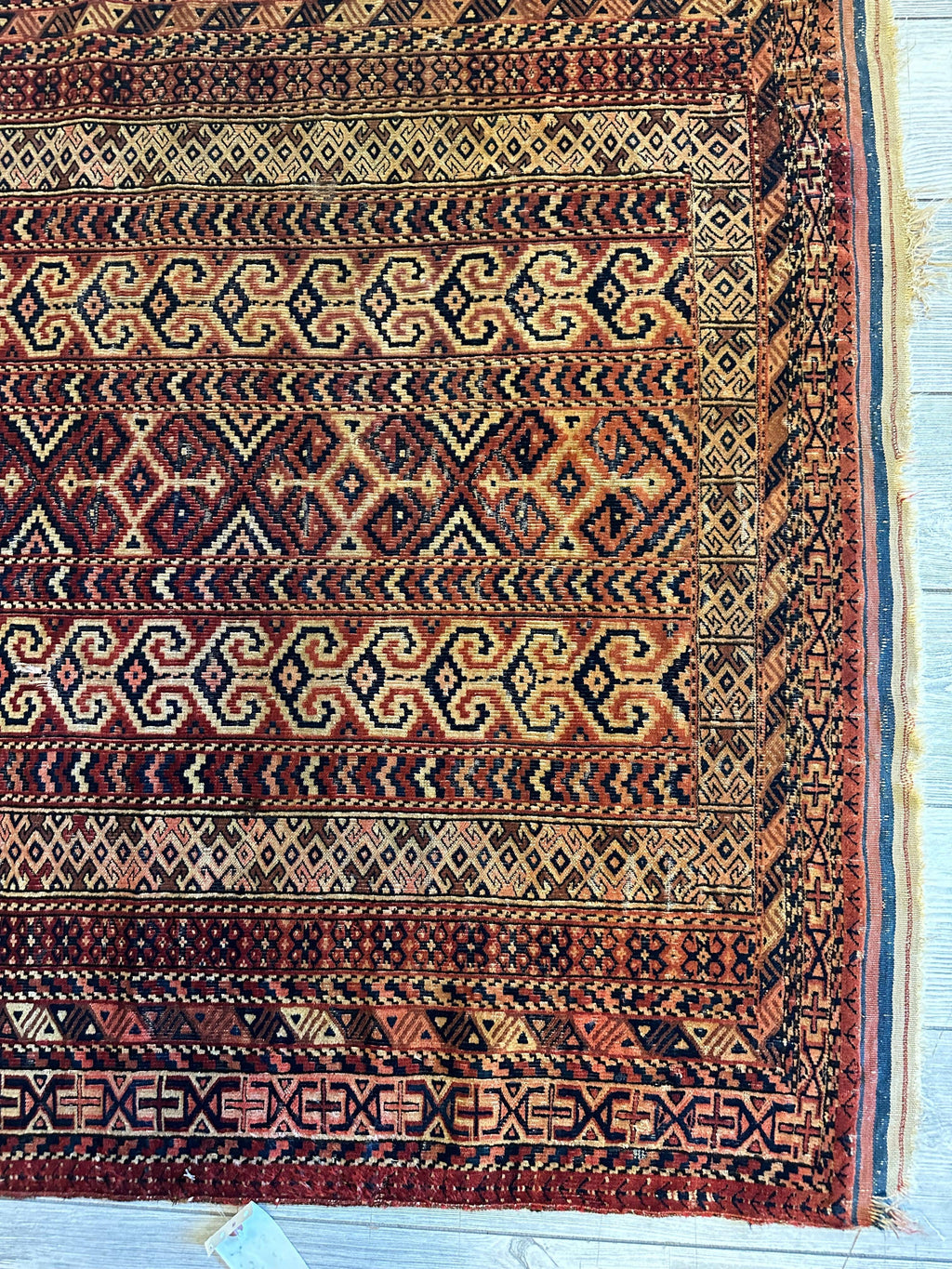 Antique Turkmen Prayer Rug (Namazlyk) — 1890s | 4' x 5'2"