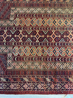 Antique Turkmen Prayer Rug (Namazlyk) — 1890s | 4' x 5'2"