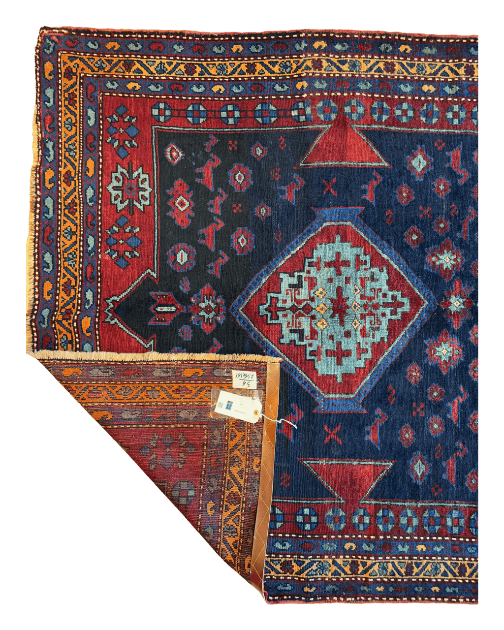 Antique Caucasian Kazak Rug — 1900s | 5'3" x 8'3"