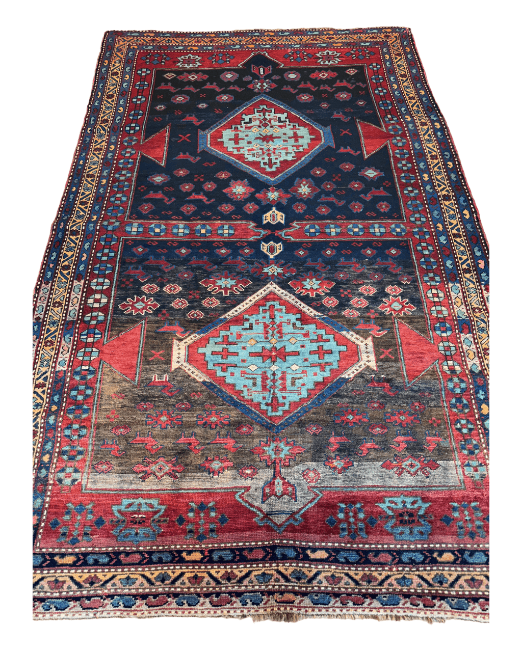 Antique Caucasian Kazak Rug — 1900s | 5'3" x 8'3"