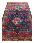 Antique Caucasian Kazak Rug — 1900s | 5'3" x 8'3"