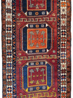 Antique Kurdish Kazak Runner — 1920s | 3'8" x 12'3"