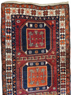 Antique Kurdish Kazak Runner — 1920s | 3'8" x 12'3"