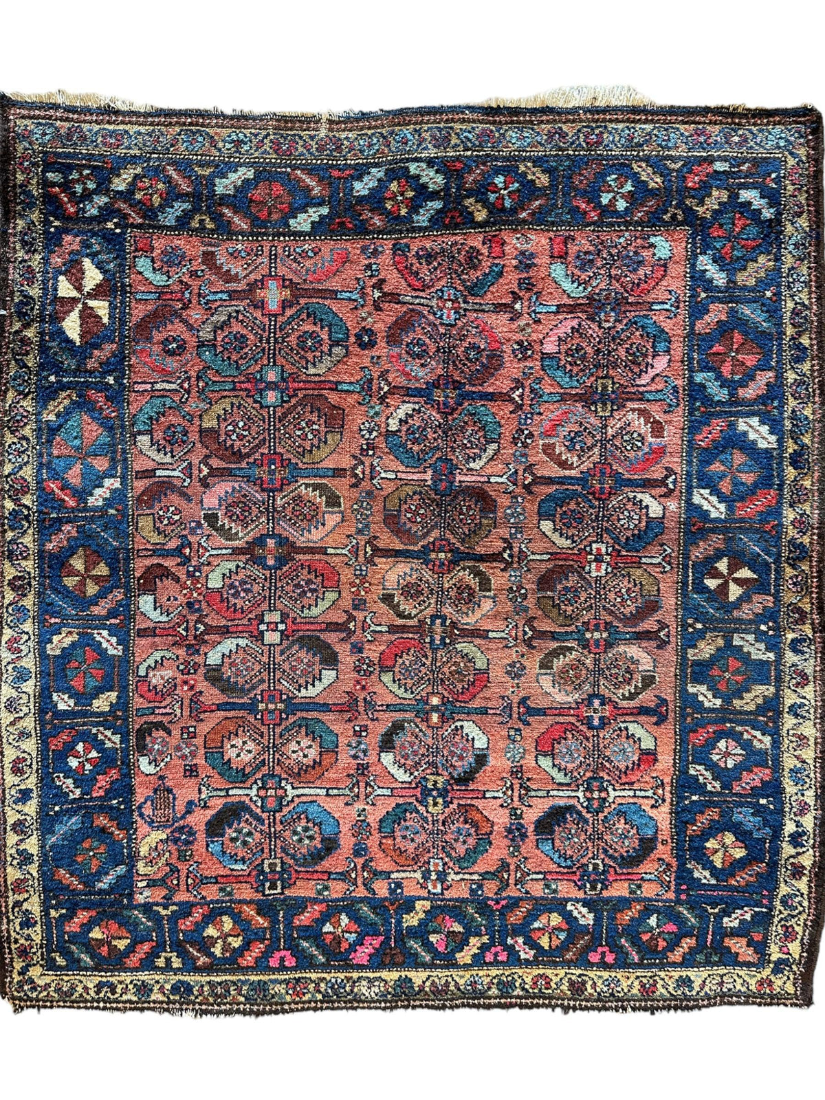 Antique Persian Hamadan Rug — 1920s | 3'11" x 4'4"
