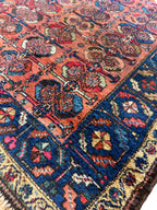 Antique Persian Hamadan Rug — 1920s | 3'11" x 4'4"
