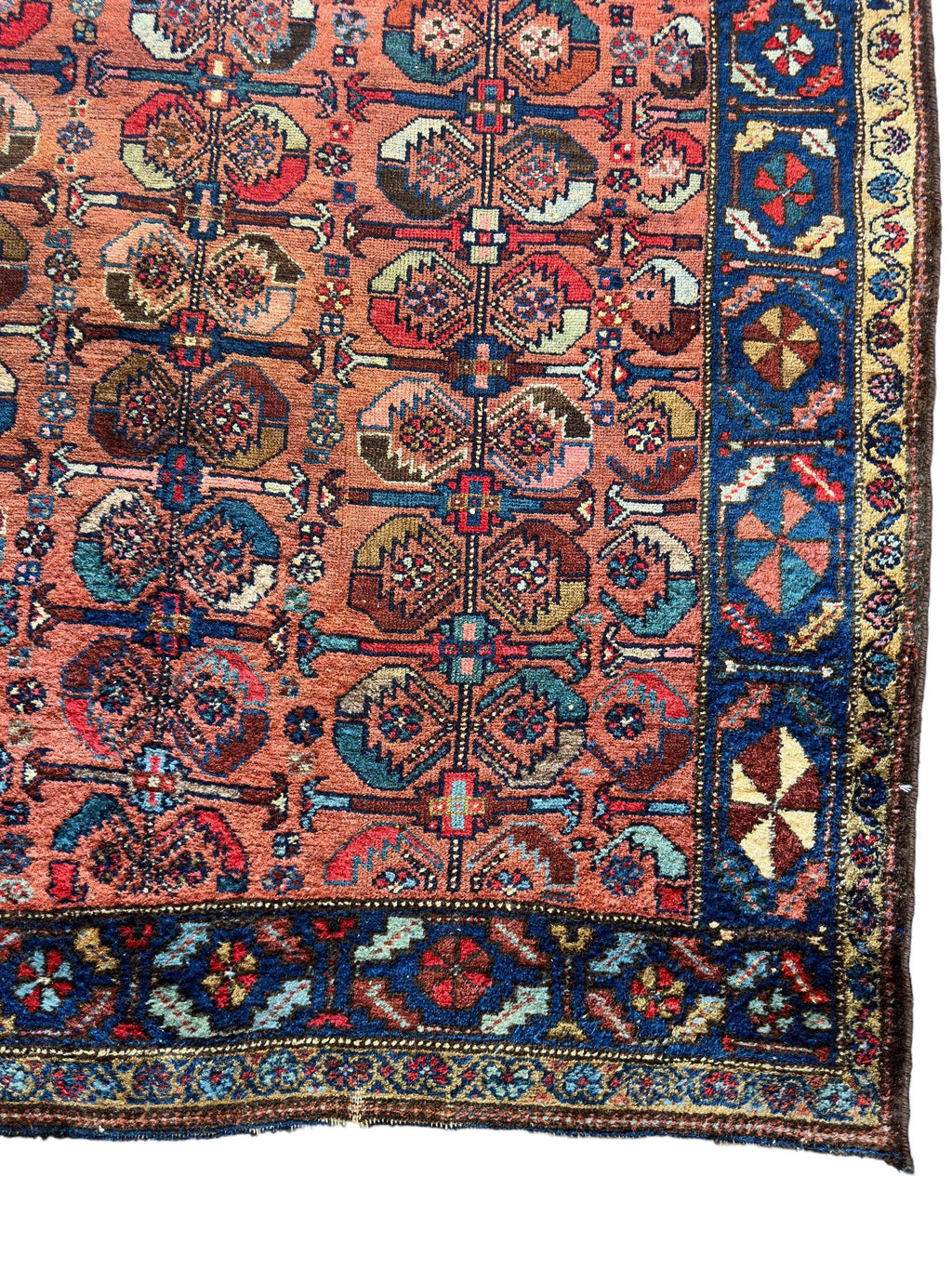 Antique Persian Hamadan Rug — 1920s | 3'11" x 4'4"