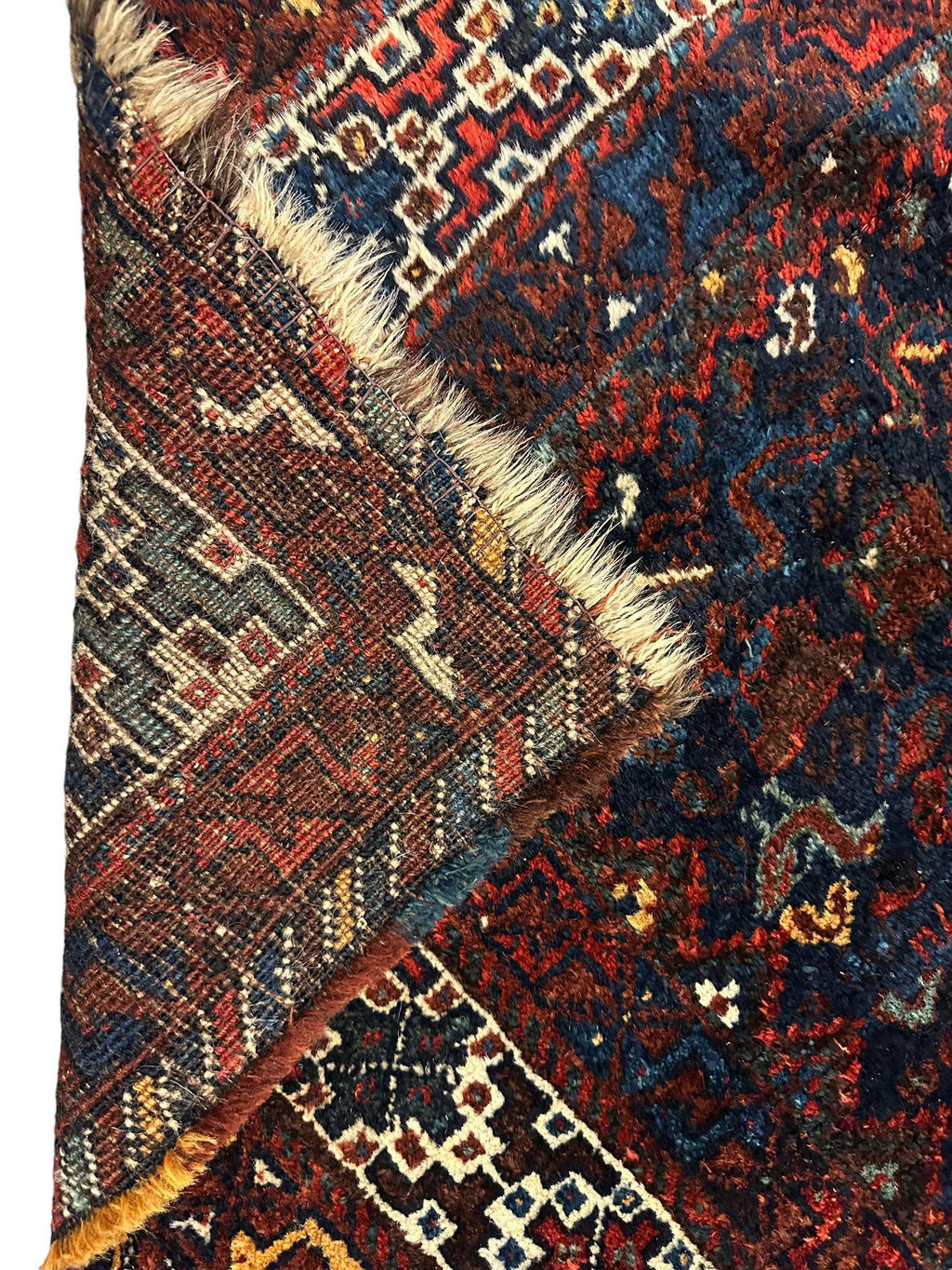 Antique Persian Khamseh Bagface — 1920s | 4' x 5'10"