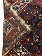 Antique Persian Khamseh Bagface — 1920s | 4' x 5'10"