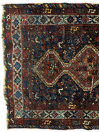 Antique Persian Khamseh Bagface — 1920s | 4' x 5'10"