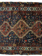 Antique Persian Khamseh Bagface — 1920s | 4' x 5'10"