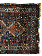 Antique Persian Khamseh Bagface — 1920s | 4' x 5'10"