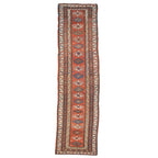 Antique Caucasian Karabakh Runner — 1910s | 3' × 10'10"