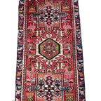 Vintage Persian Heriz Karajeh Runner — 1950s | 2' x 9'2"