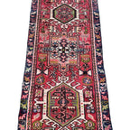 Vintage Persian Heriz Karajeh Runner — 1950s | 2' x 9'2"