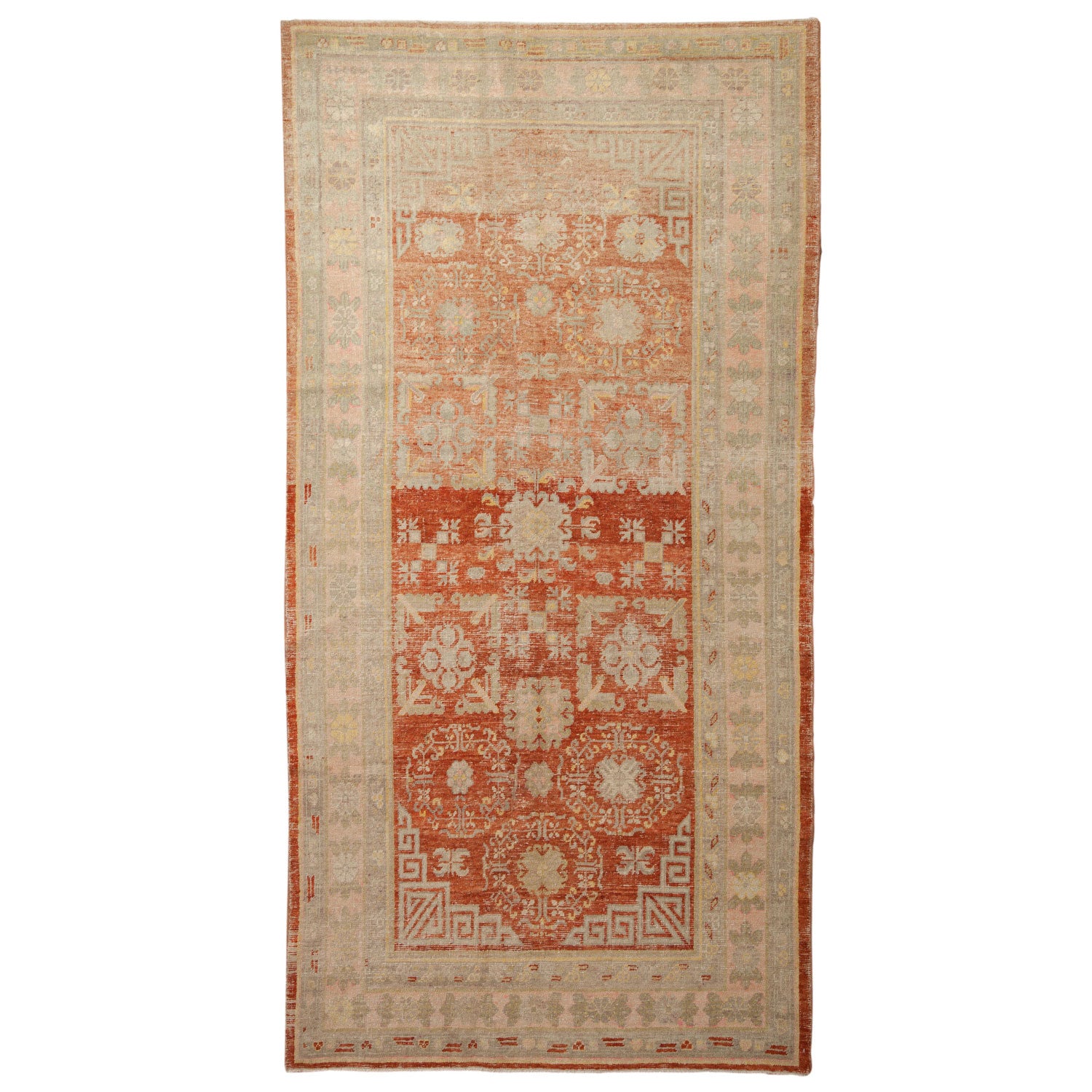 Antique Samarkand (Khotan) Runner — 1920s | 4'9" x 9'3"