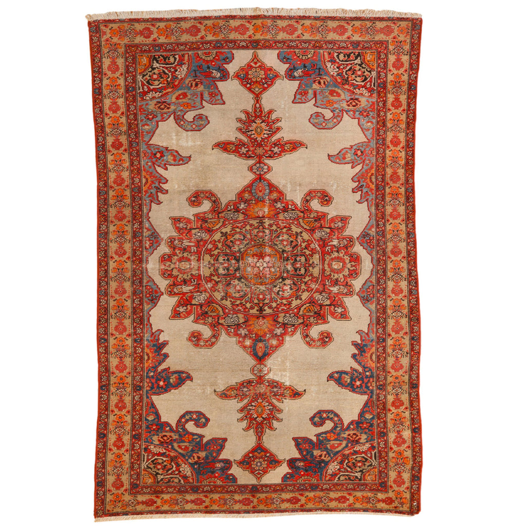 Antique Persian Malayer Area Rug — 1920s | 4' × 6'