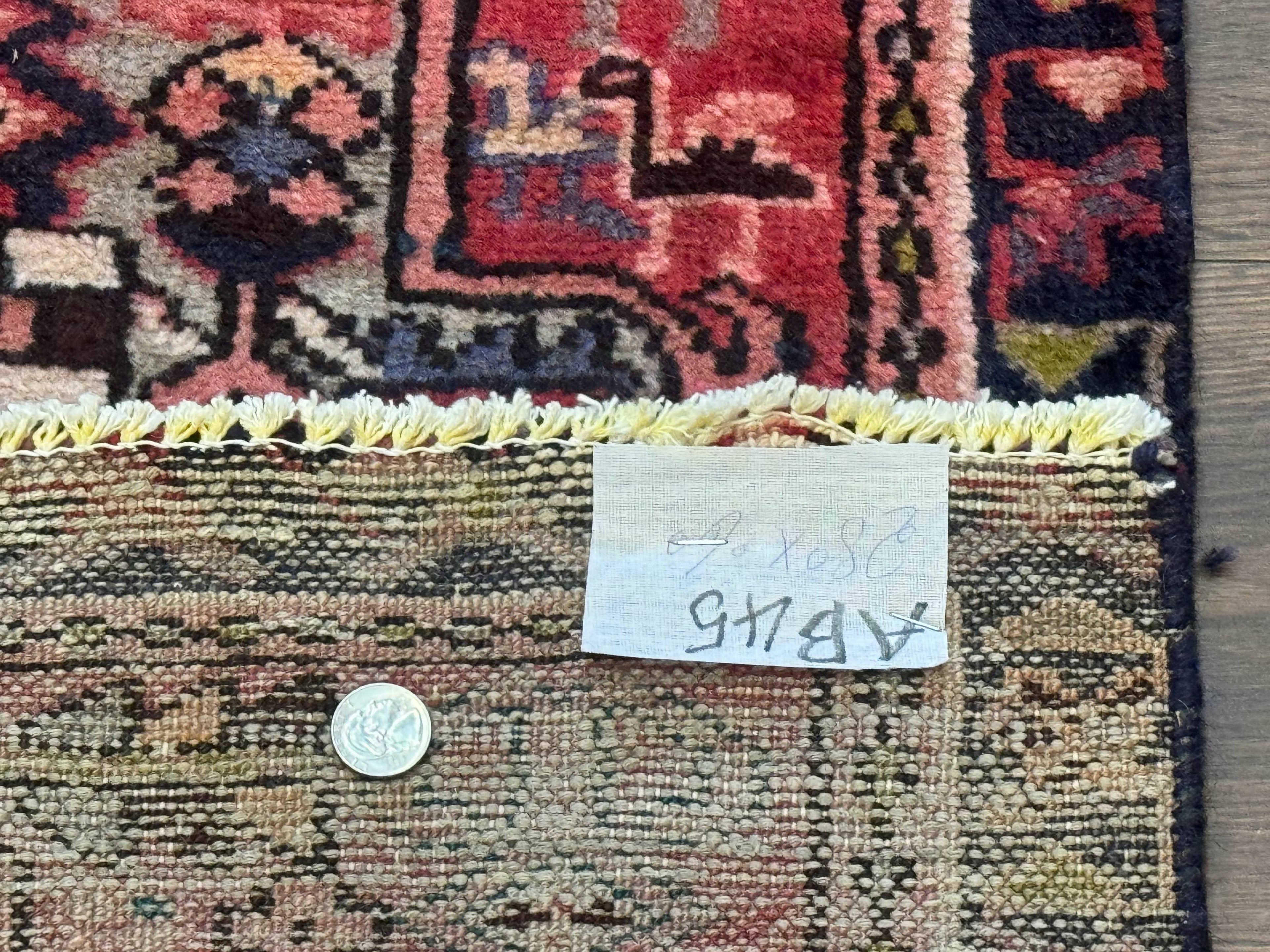 Vintage Persian Heriz Karajeh Runner — 1950s | 2' x 9'2"
