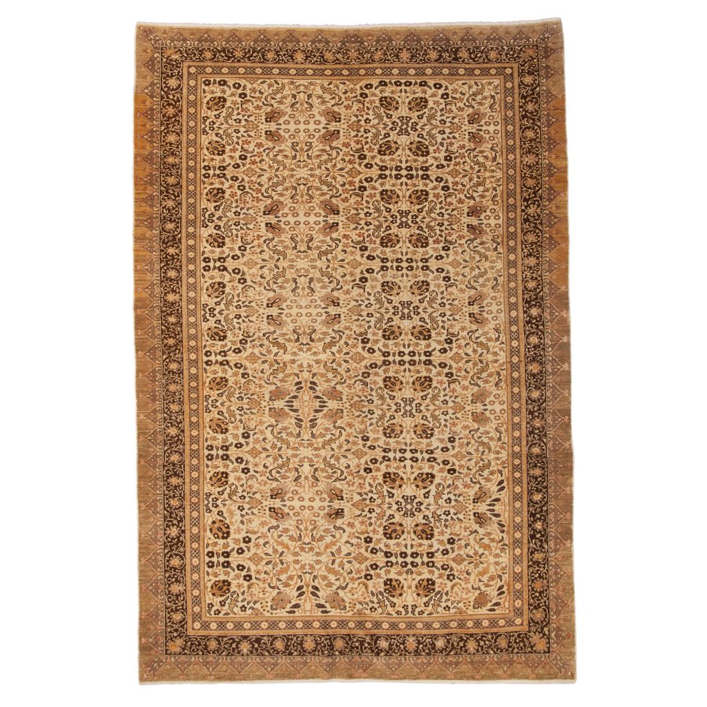 Vintage Turkish Kayseri Rug — 1970s | 6'5" x 9'6"