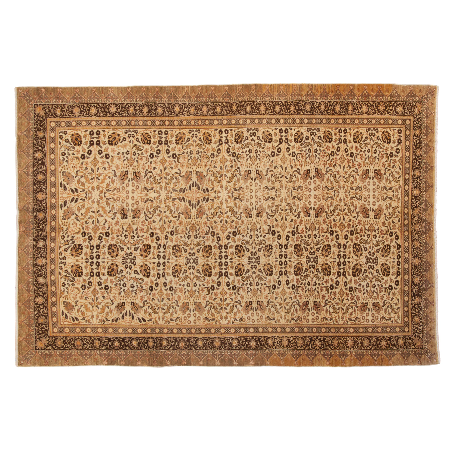 Vintage Turkish Kayseri Rug — 1970s | 6'5" x 9'6"