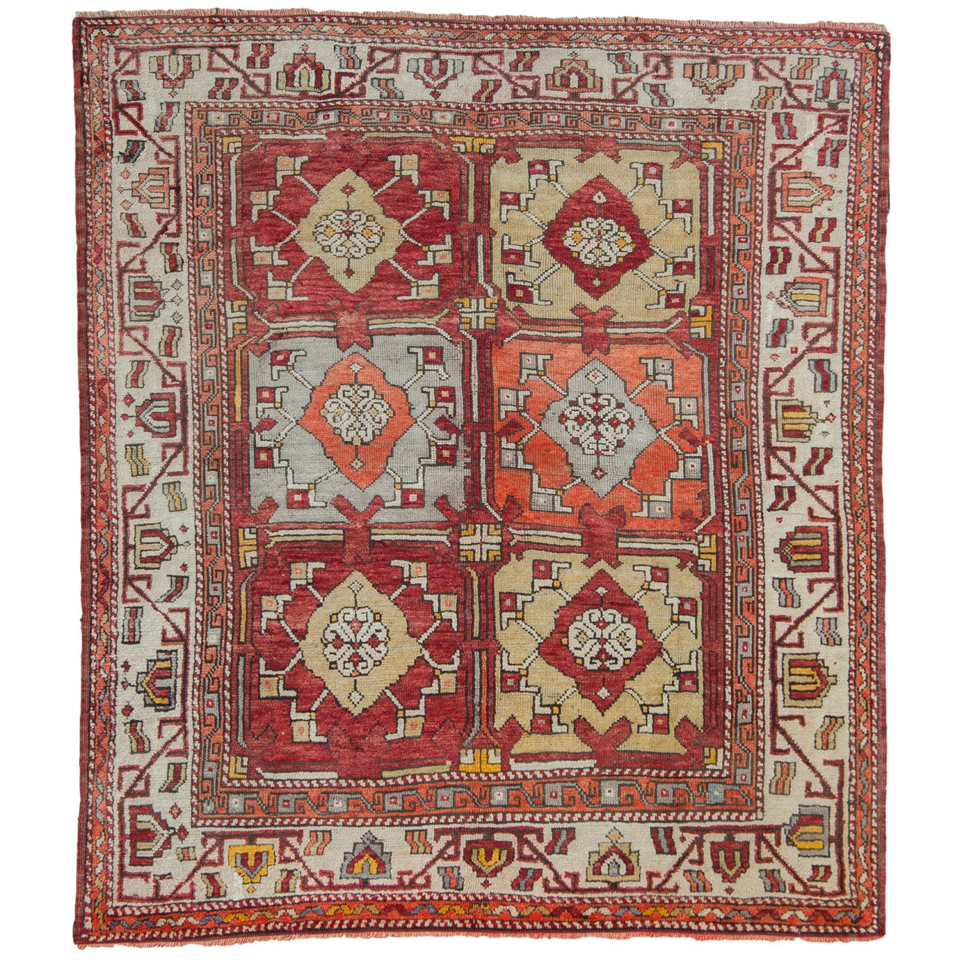Vintage Turkish Oushak Carpet — 1960s | 5'9" × 6'5"