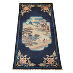 Antique Chinese Peking Pictorial Runner — 1910s | 2'9" x 5'5"