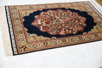 Vintage Turkish Hereke Pictorial Rug Mat — 1980s | 2' x 3'1"