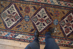 Antique Caucasian Rug Runner — 1910s | 3'7" x 11'5"