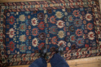 Antique Southern Kazak (Bordjalou) Rug — Circa 1895–1910 | 3'4" × 5'8"