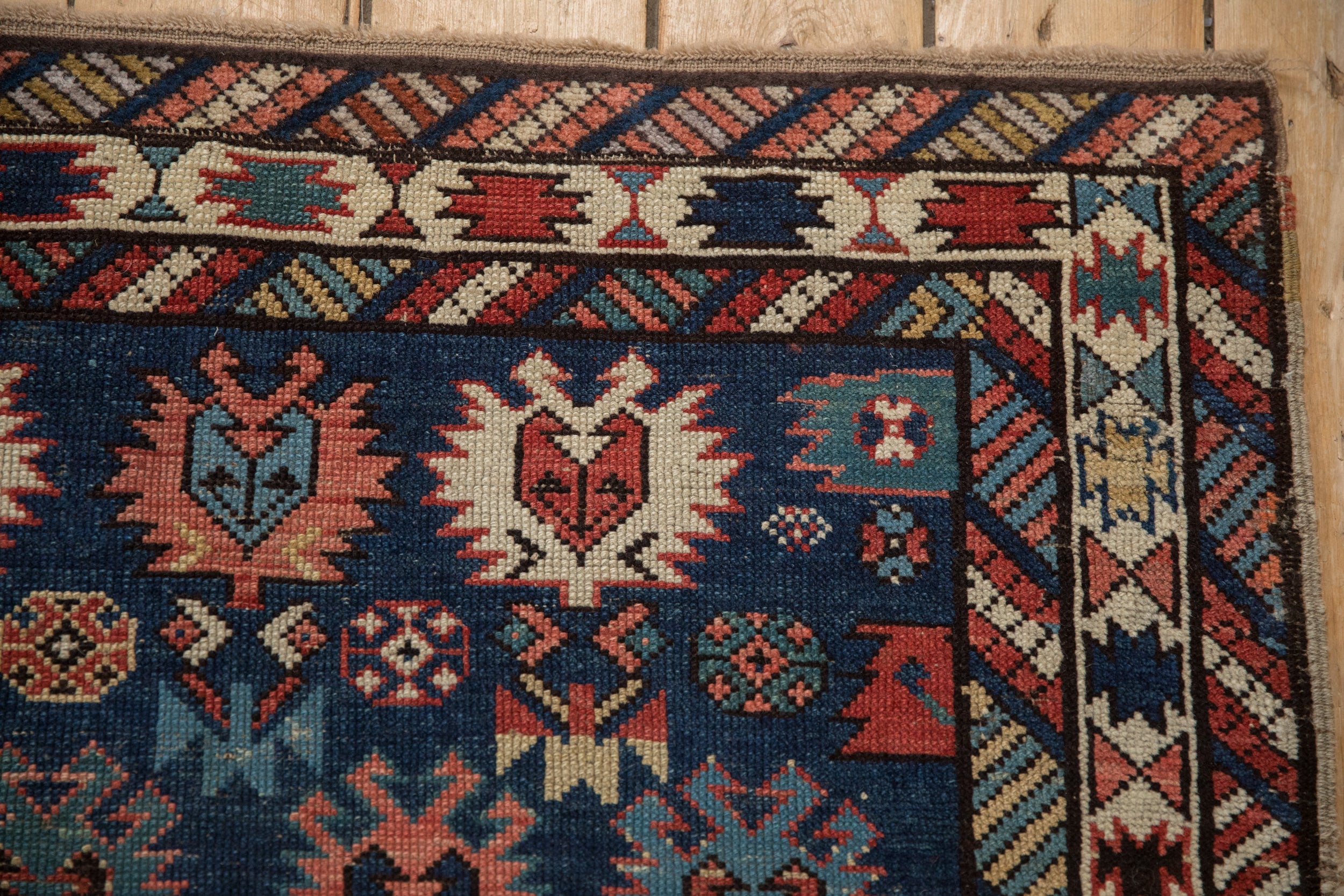 Antique Southern Kazak (Bordjalou) Rug — Circa 1895–1910 | 3'4" × 5'8"