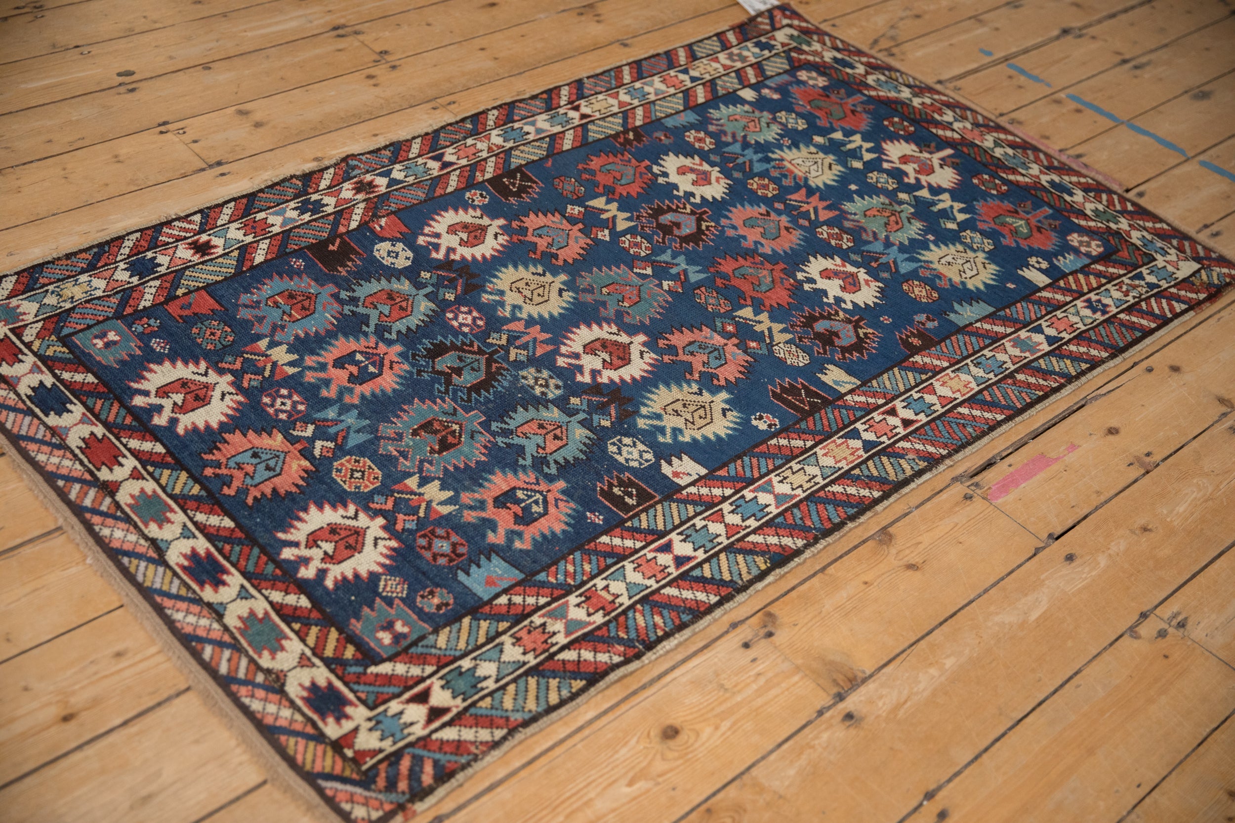 Antique Southern Kazak (Bordjalou) Rug — Circa 1895–1910 | 3'4" × 5'8"