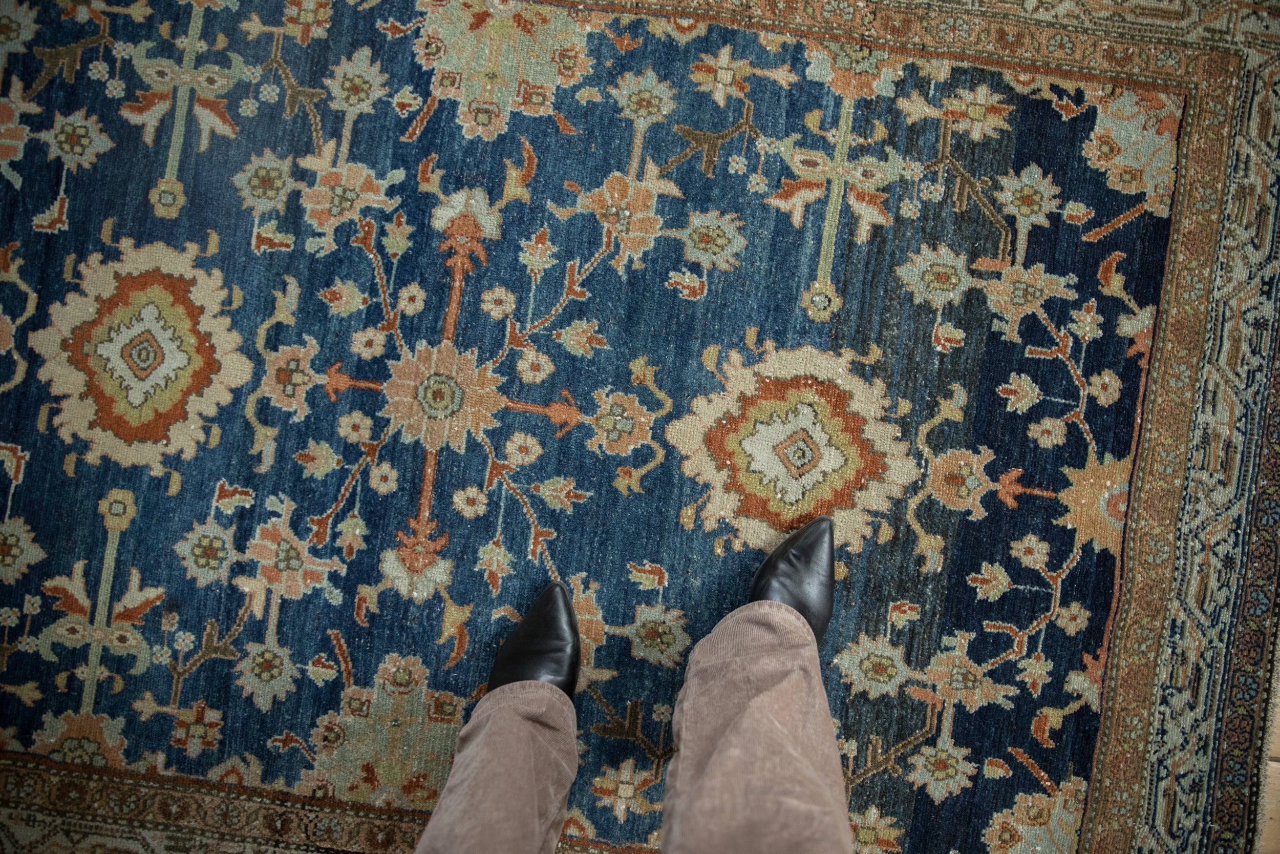 Vintage Persian Hamadan Area Rug — 1930s | 4'6" × 6'6"