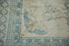 Antique Chinese Peking Square Carpet — 1920s | 5'11" × 6'1"