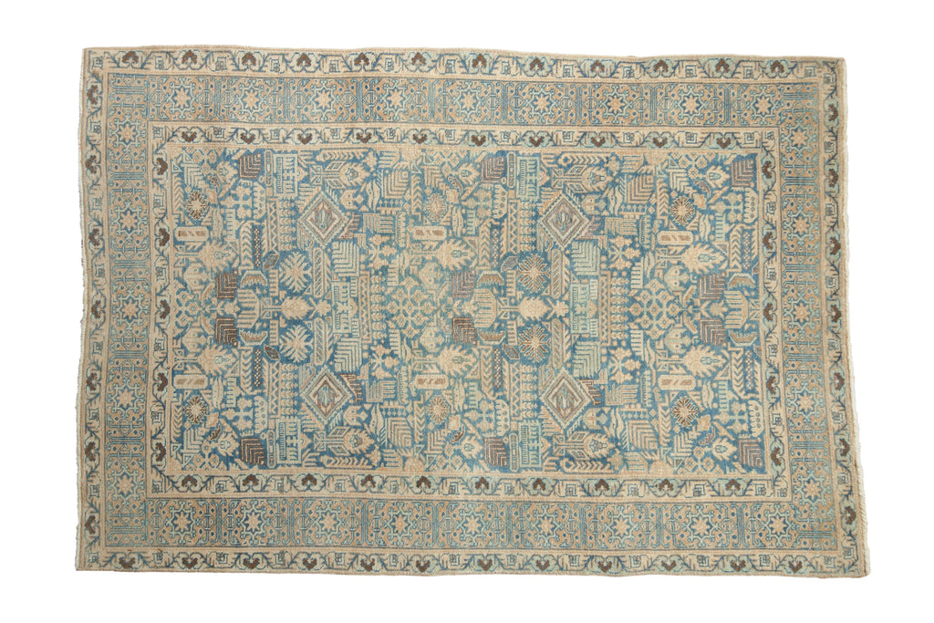 Vintage Persian Tabriz Area Rug — 1950s | 4'4" × 6'5"