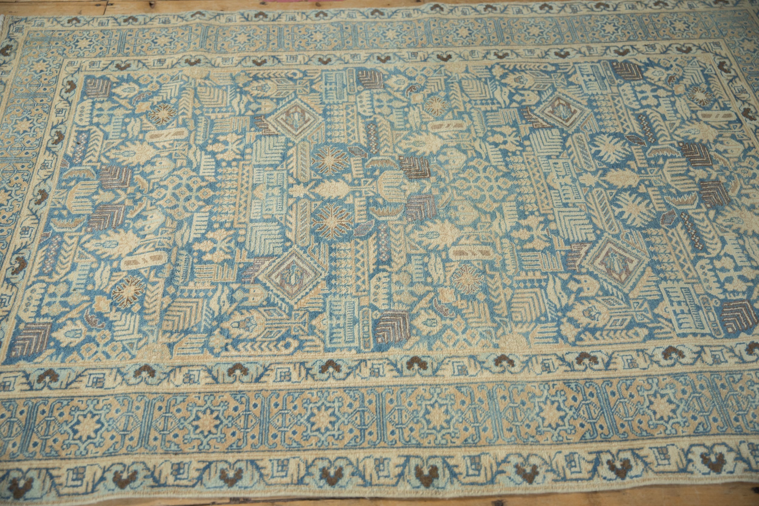 Vintage Persian Tabriz Area Rug — 1950s | 4'4" × 6'5"