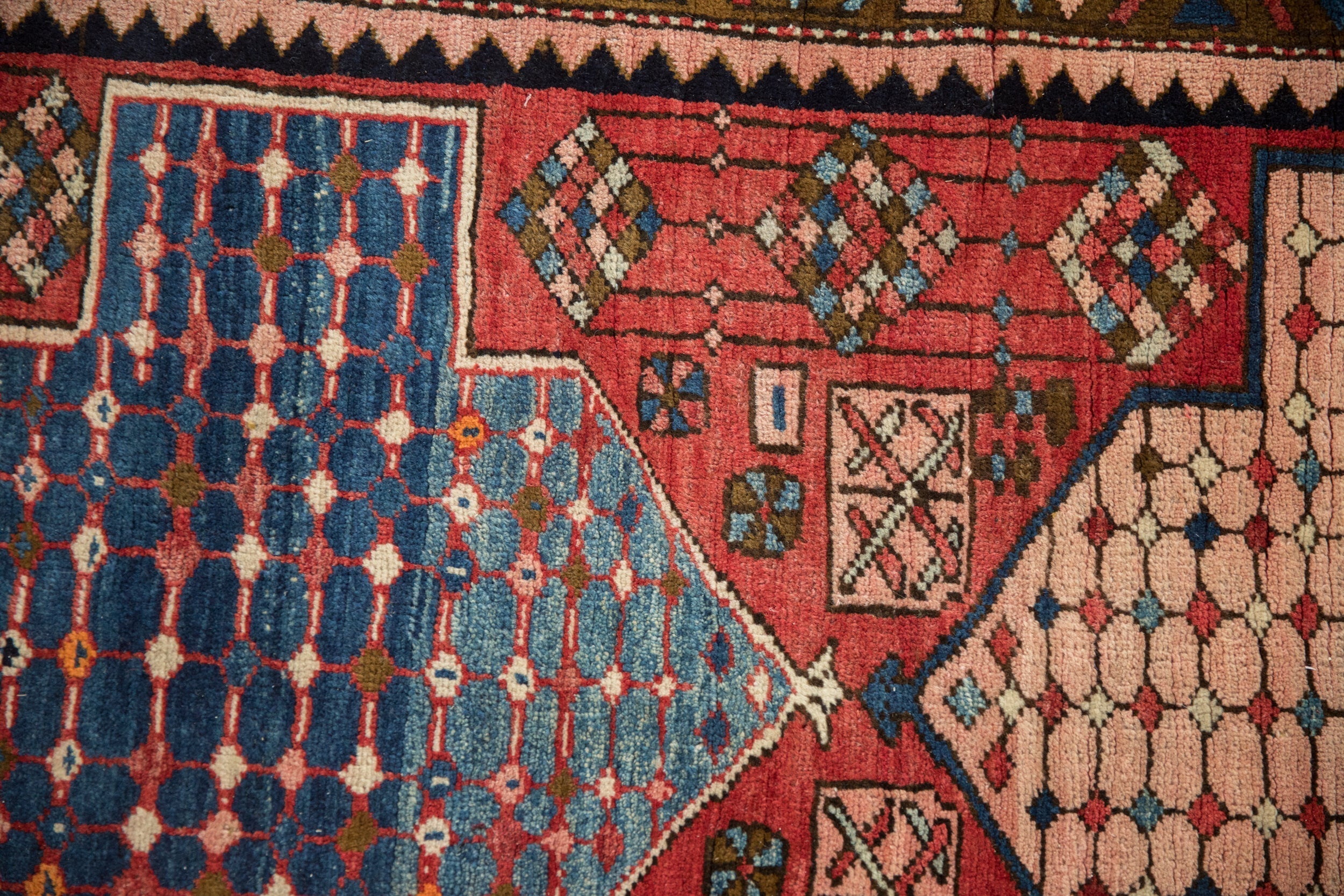 Vintage Persian Bakhtiari Rug Runner — 1950s | 3'6" x 12'5"