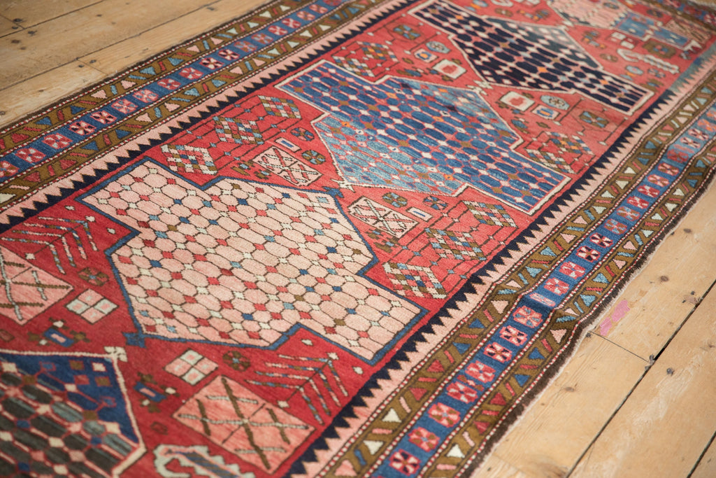 Vintage Persian Bakhtiari Rug Runner — 1950s | 3'6" x 12'5"