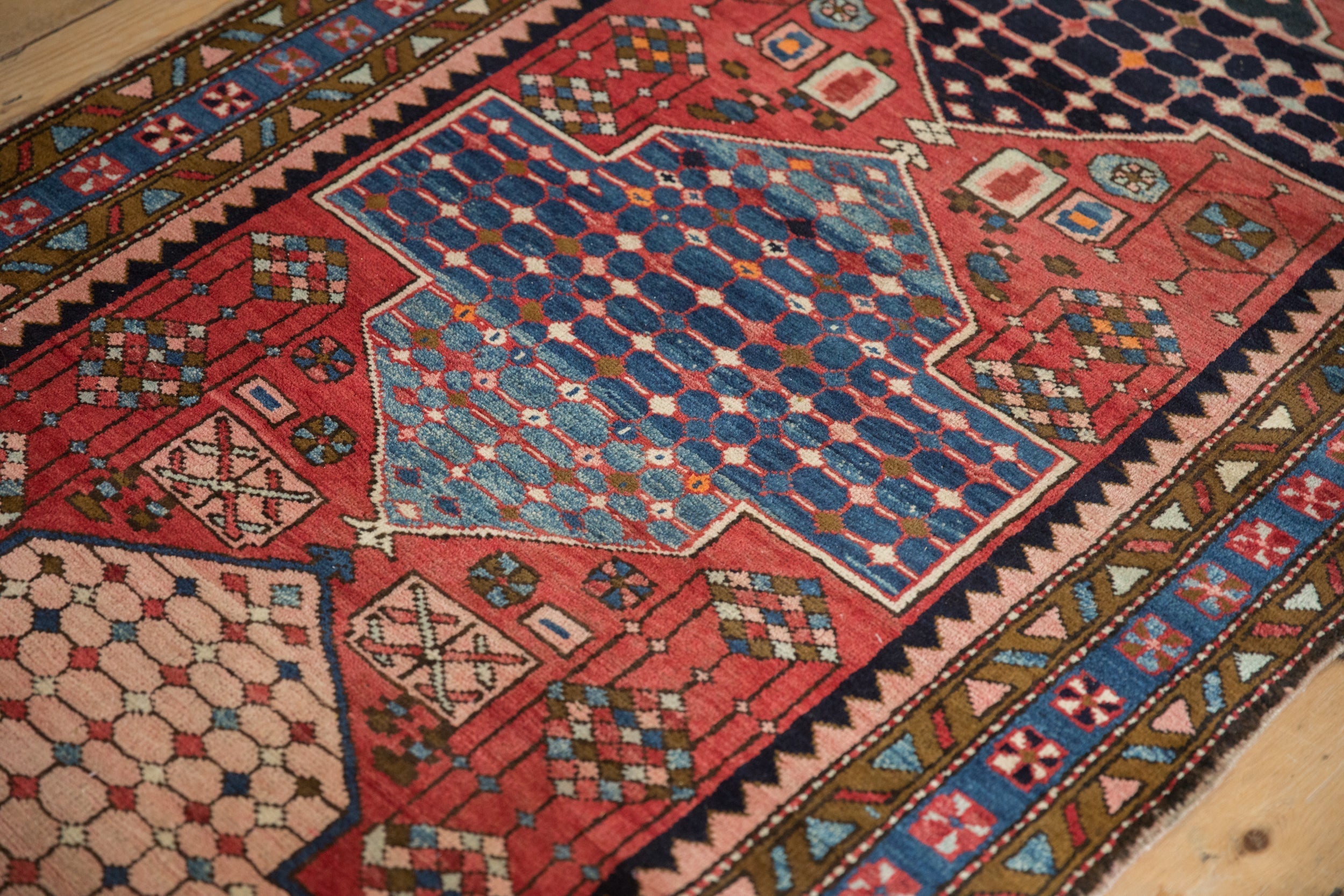 Vintage Persian Bakhtiari Rug Runner — 1950s | 3'6" x 12'5"