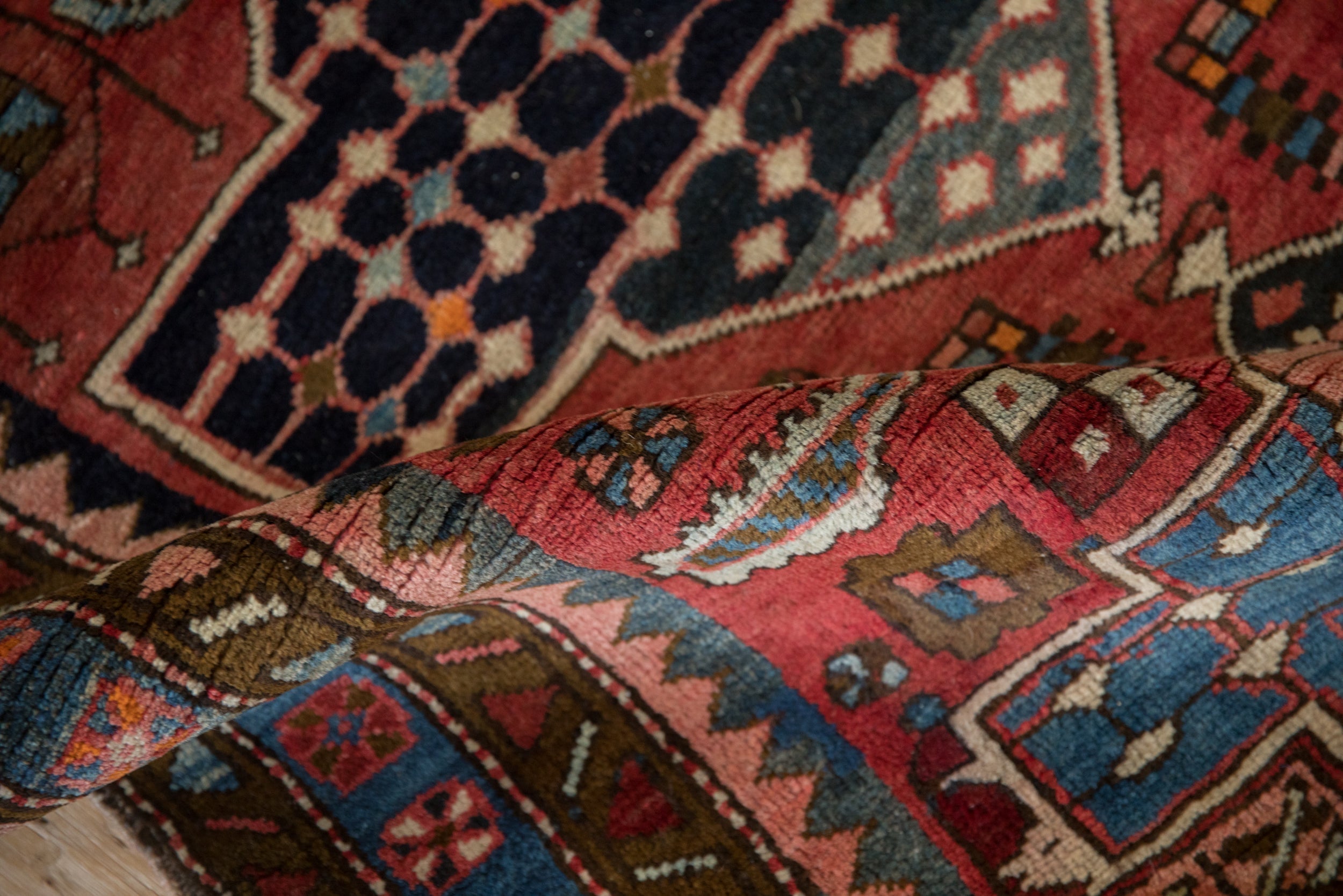 Vintage Persian Bakhtiari Rug Runner — 1950s | 3'6" x 12'5"