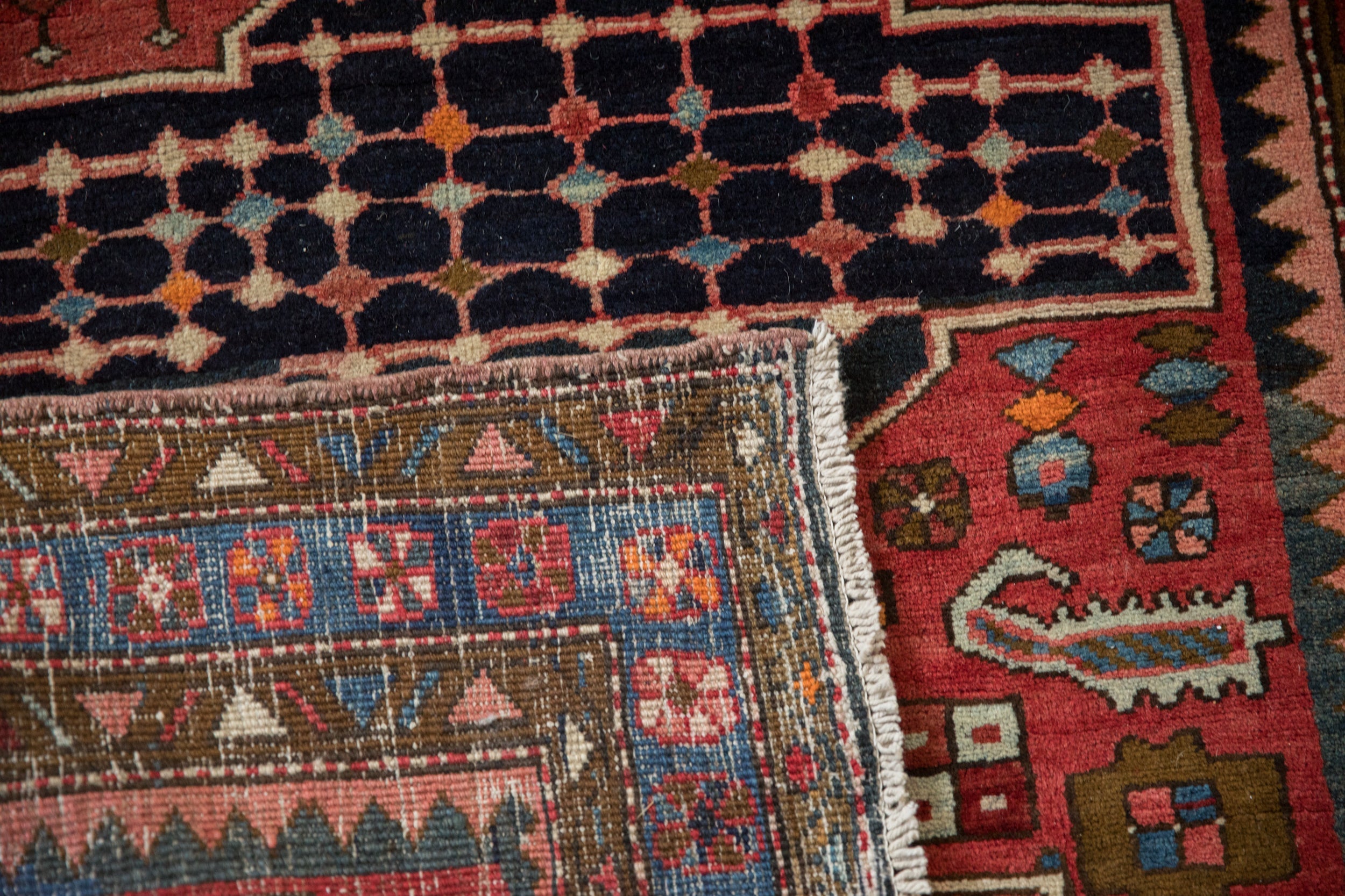 Vintage Persian Bakhtiari Rug Runner — 1950s | 3'6" x 12'5"