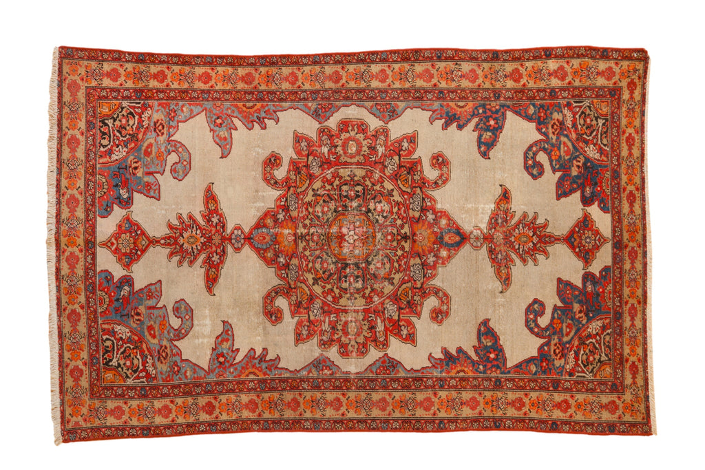 Antique Persian Malayer Area Rug — 1920s | 4' × 6'