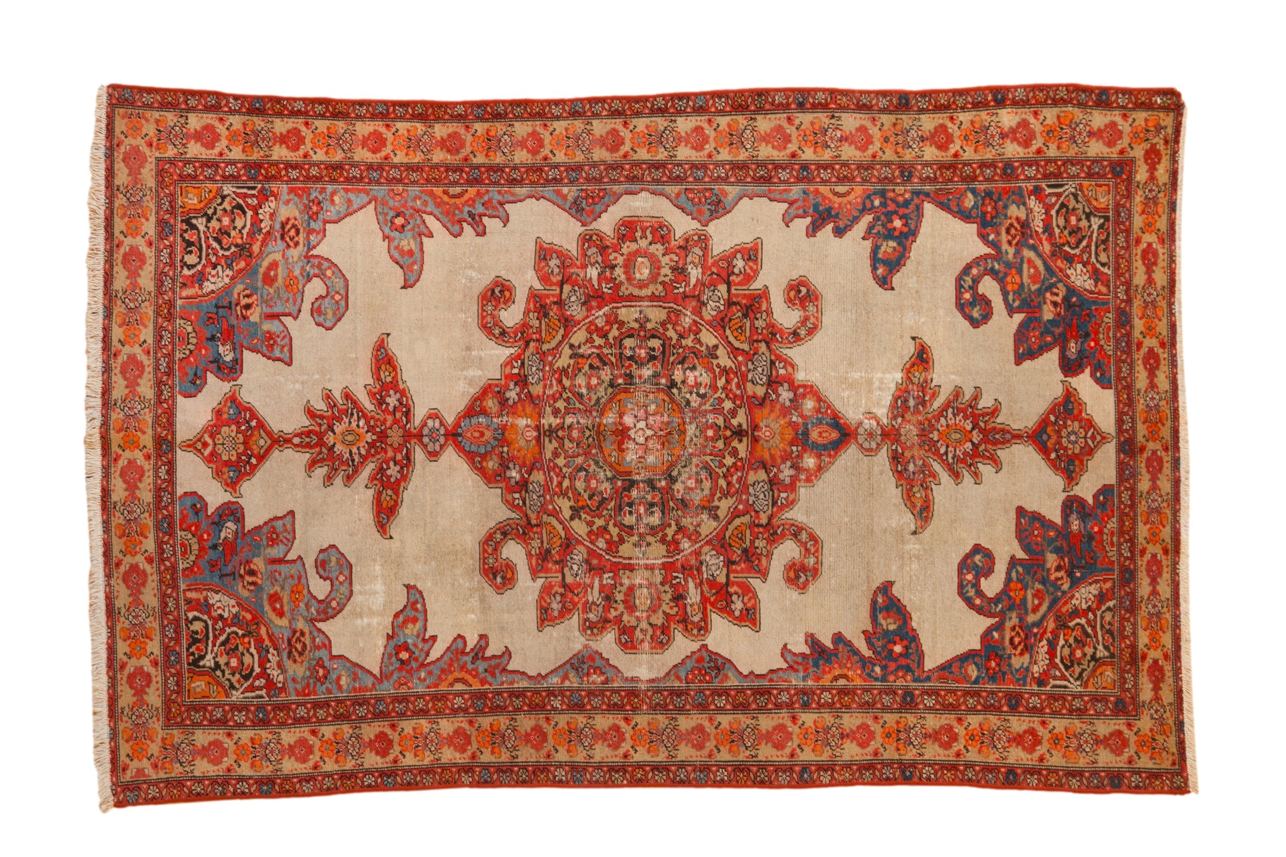 Antique Persian Malayer Area Rug — 1920s | 4' × 6'